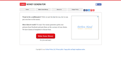 Desktop Screenshot of fakemoneygenerator.com
